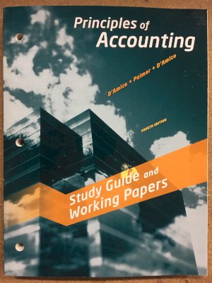 Principles of Accounting 4e Workbook by Workbook