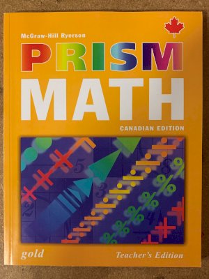 Prism Math LVL 1 Gold CDN Edition Te by Teacher's Edition