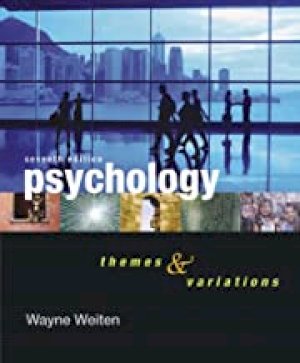 Psychology: Themes and Variations by Weiten, Wayne