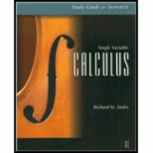 Single Variable Calculus 6/E SG by Stewart, James| St Andre,