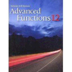 Advanced Functions 12 by Erdman, Wayne