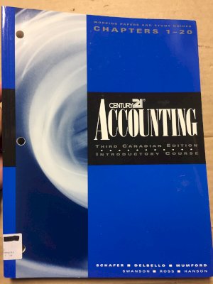 Century 21 Accounting 3/Ed CDN CH.1-20 by Pansegrau