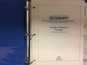 Geography of Canada and the United S TRP by Teacher's Resource