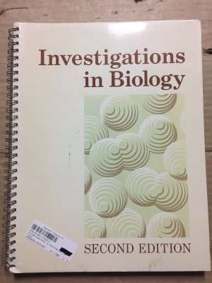 Investigations in Biology 2e Lab Manual by Lunn