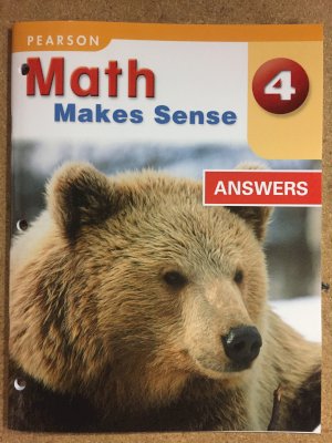 Math Makes Sense 4 WNCP Answer Key by Answer Key