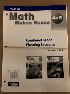 Math Makes Sense 4/5 WNCP TR by 4/5 Combined TR Booklet