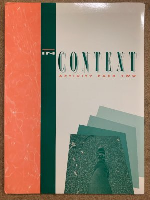 In Context 2 Anthology Activity Pack by Sorestad