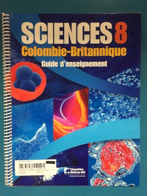 Sciences 8 BC TG (French Edition) by Teacher Guide