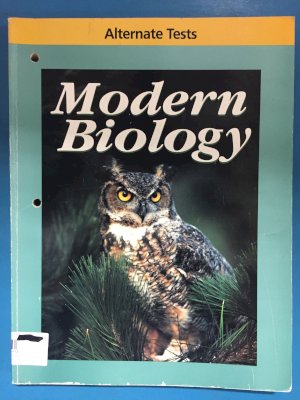 Modern Biology Alternate Tests by Towle