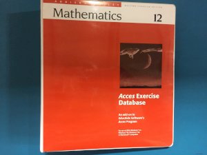 Aw Math 12 Access Exercise Database Bind by Teacher's Edition