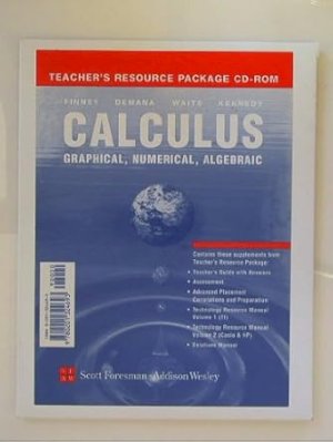 Calculus Graphical, Numerical, Algebraic by Teacher's CD