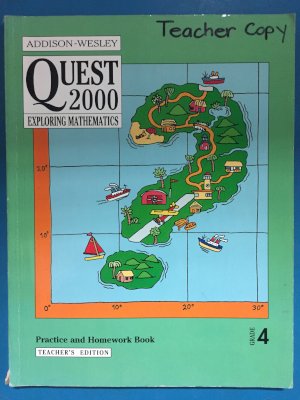 Quest 2000 Grade 4 Pract & Homework BkTE by Workbook Teacher's Ed