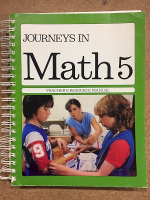 Journeys in Math 5 TRM by Connelly