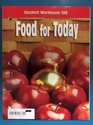 Food for Today 6/E Ate Student Workbook by Unknown