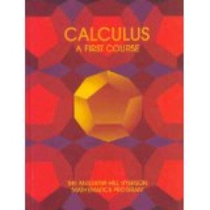 Calculus: A First Course by Stewart