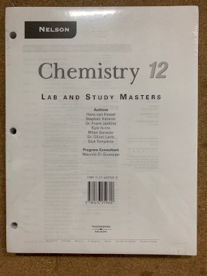 Nelson Chemistry 12 Lab & Study Masters by Unknown