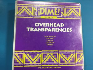 Dime Uno 1994 Overhead Transparencies by Teacher's Edition