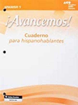 Avancemos Level 1 Cuaderno Para Hispanoh by Gahala, Estella