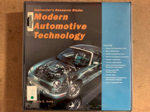 Modern Automotive Technology TRB by Teacher's Resource Binder