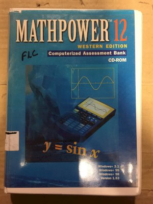 Math Power 12 Wce Comptrzd Assessmtbnk by Knill