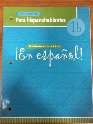 En Espanol! '04 Level 1b Cuaderno Para by Unknown