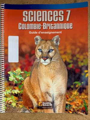 Sciences 7 Colombie-Britannique TRG by Teacher's Resource Guide