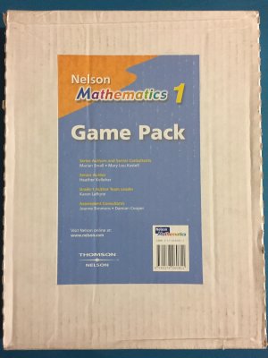 Nelson Math 1 Game Cards by Unknown