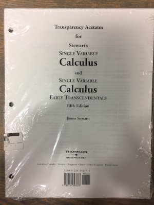 Single Variable Calculus 5/Ed Transparen by Stewart, James