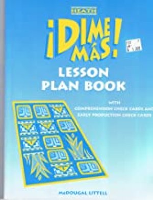 Dime Mas 1997 Lesson Plans by Teacher's Edition