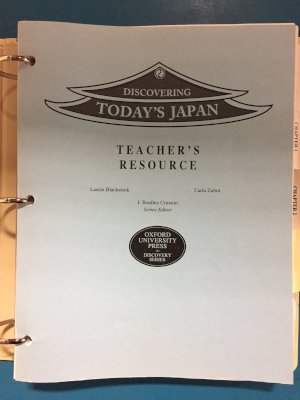 Discovering Today's Japan TR by Teacher's Edition