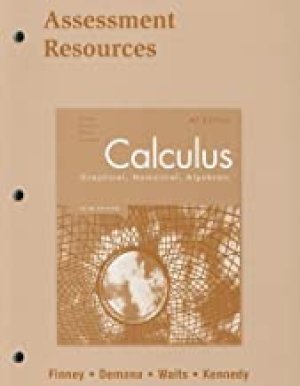 Calculus: Graphical...Assessment PKG by Teacher's Edition