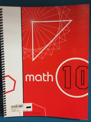 Math 10 by Thiessen, Burt