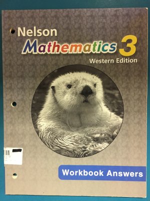 Nelson Math 3 WB Answer Key Western Ed by Unknown