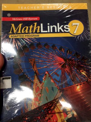 Mathlinks 7 Adapted Program Teacher's Ma by Teacher's Resource