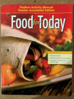 Food for Today 9/E Workbook Te by Teacher's Edition