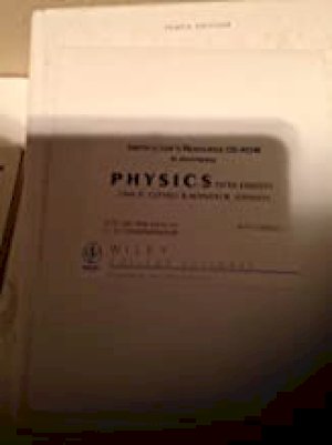 Physics 5/E (Cutnell) Instructor's CD by Teacher's Edition