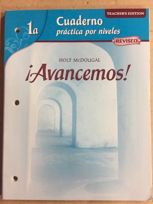 Avancemos Level 1a Cuaderno (WKBK) Te by Teacher's Edition