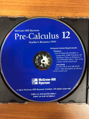 Precalculus 12 Teacher's Resource DVD by Teacher's Resource