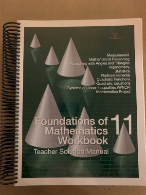 Foundations of Math 11 Wrkbook TCHR Solu by Teacher's Resource