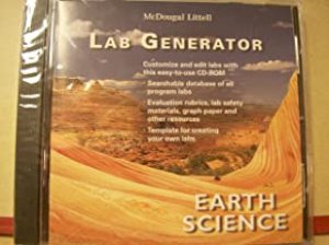 Earth Science Lab Generator CD-Rom by Mcdougal Littell