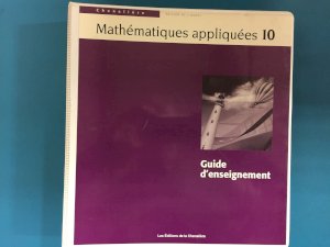 Mathematiques Appliquees 10 Guide D'ense by Teacher's Edition