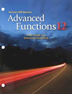 Advanced Functions 12 Study Guide and Un by Werhun, Laurissa