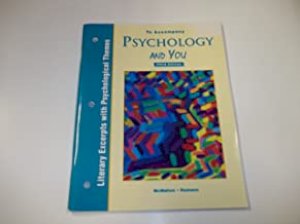 Psychology and You 3/Ed Literary Excerpt by Unknown