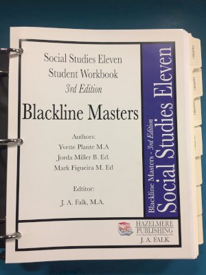 Social Studies 11 Blackline Masters by Blackline Masters