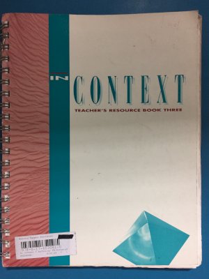 In Context 3 Anthology TRB by Teacher's Resource Book