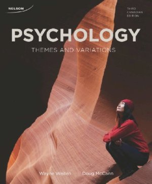 Psychology: Themes and Variations 3/Ecdn by Weiten, Wayne