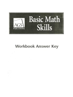 Basic Math Skills Workbook Answer Key by Unknown