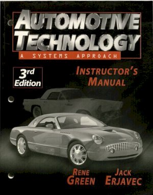 Automotive Technology: A Systems App Im by Instructor's Manual