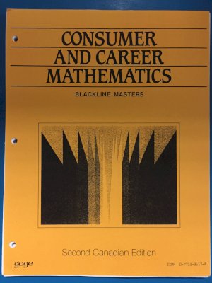 Consumer and Career Math 2/E BLM by Carli