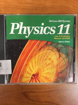 Physics 11 Lab & Problems Manual CD-Rom by Braun, Jon